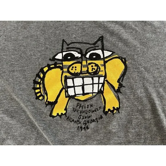 Vintage Halloween 1996 Phish Fall Tour Atlanta T Shirt‎ Size Large VERY RARE!!!